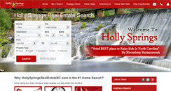 Desktop Screenshot of hollyspringsrealestatenc.com